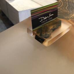 Black Ice Epoxy River Writing Desk - thumbnail 4