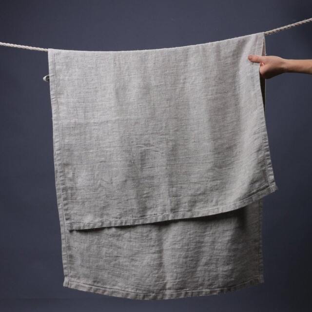 Linen Towel/Natural Linen Bath Bath Sheet Lithuanian Sauna Beach Baby Wrap - image 1