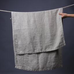 Linen Towel/Natural Linen Bath Bath Sheet Lithuanian Sauna Beach Baby Wrap - thumbnail 1