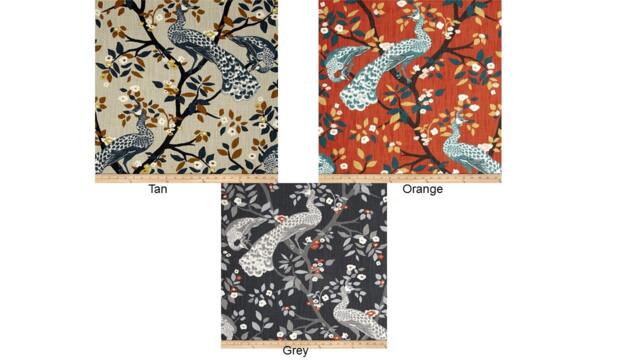 "Pair 25 Or 50"" Wide Dwell Studio Plume Redux Rod Panels Drapes Cafe Curtains 24 63 72 84 96 108 120 132"