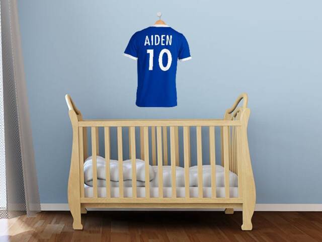 Personalised Football Wall Art, PVC Decal, Sticker, Transfer, 3D, Soccer - image 1