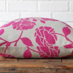 Dark Pink Rose Pillow - thumbnail 3