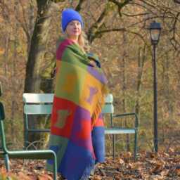 Check Sheep Wool Throw - Woven Blanket Made From Pure Colourful Plaid - thumbnail 4