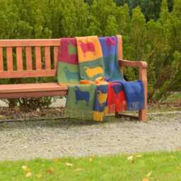 Check Sheep Wool Throw - Woven Blanket Made From Pure Colourful Plaid - thumbnail 2