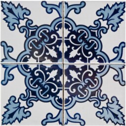 Mixed Tile Ceramic Portuguese Wall Set Of 24 Kitchen Bathroom Mexican Decals Stickers Walls Accessories H302 - thumbnail 3