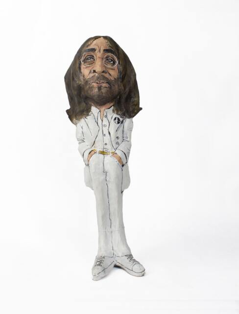 John Lennon Paper Mache Figure - image 1