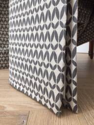 Sample Only - Curtains Made To Measure? Just Need Pole Length & Drop Quote Black/Natural Linen - thumbnail 1