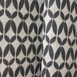 Sample Only - Curtains Made To Measure? Just Need Pole Length & Drop Quote Black/Natural Linen - thumbnail 2