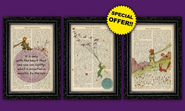 Pack Print Encyclopedia Page Book Art Gift Idea Dorm Room Wall Decor Dictionary Collection - 47 - image 1