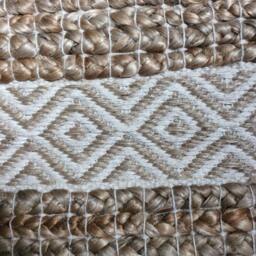 "Jute Handmade, Boho Rug, Hippie Vegan 27""x45""" - thumbnail 2