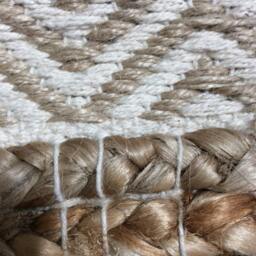 "Jute Handmade, Boho Rug, Hippie Vegan 27""x45""" - thumbnail 3