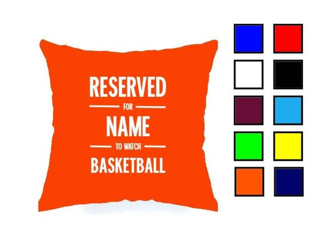 Personalised Basketball Cushion Cover