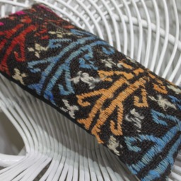 Turkish Pillow, Kilim Pillow Cases, Pillows, 10x20 Suzani Cushion, Geometric Nursery Cover, Ottoman Case, 994 - thumbnail 2