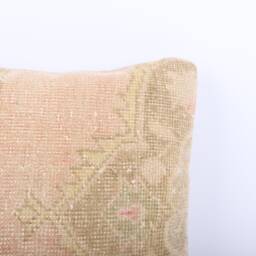 Handwoven Turkish Kilim Pillow Cover Bohemian Sofa Cushion - 16x16 - thumbnail 3