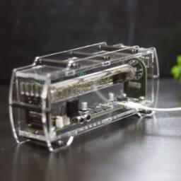 Vfd Clock On Iv-27 Vacuum Fluorescent Tube. Original Acrylic Case Design. Usb Supply - thumbnail 3
