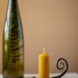 Handmade Wrought Iron Tealight Holder With Handle, Rustic Metal Candle Stand - thumbnail 4