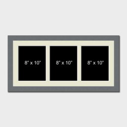 "Multi Photo Picture Frame - Holds 3 8""x10" - thumbnail 2