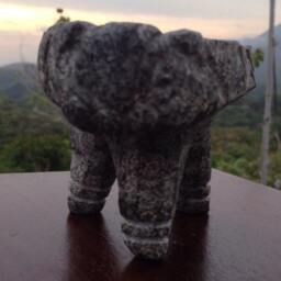 Borucan Indian Stone Metate, Grinding Sculpture, Authentic, Historical, Limited - thumbnail 3