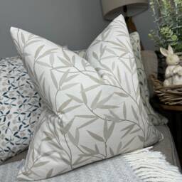 Decorative Pillow Cover, Scatter Cushion Beige - Natural Rustic Home Decor, Double Sided John Lewis Fabric, Countryside