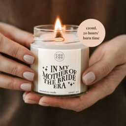 Mother Of The Bride Era Candle, Wedding Gift For Mum, Soy Wax Candle - thumbnail 2
