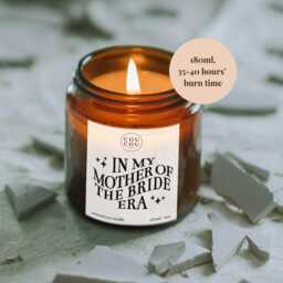 Mother Of The Bride Era Candle, Wedding Gift For Mum, Soy Wax Candle - thumbnail 3
