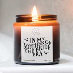 Mother Of The Bride Era Candle, Wedding Gift For Mum, Soy Wax Candle - thumbnail 1