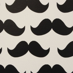 Fun Moustache Vinyl Wall Art Decals/stickers - Various Colours & Sizes - thumbnail 3