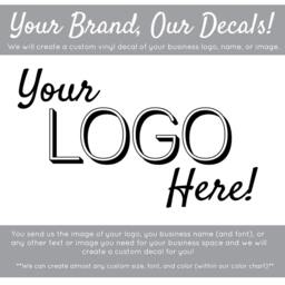 Small Custom Personalized Professional Business Name & Logo - Wall Decal Vinyl Art Stickers - thumbnail 2