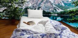 Shabby Chic Bedding Set Of Two Shams Pillowcases & Quilt Cover