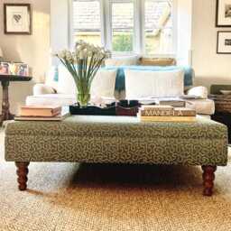 Linwood Wiggle Ottoman Footstool Victoria Style Coffee Table - thumbnail 2