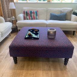 Linwood Wiggle Ottoman Footstool Victoria Style Coffee Table - thumbnail 3