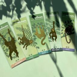 Primate Plant Animal Decorations - Set Of 5 Houseplant - thumbnail 3