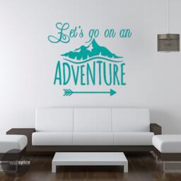 Let's Go On An Adventure Vinyl Wall Decal Sticker - thumbnail 3