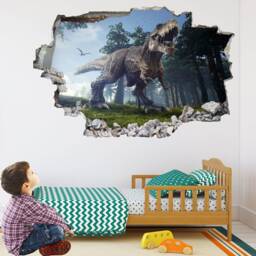 Dinosaur Jungle Wall Sticker Mural Decal Print Art Kids Bedroom Decor Bh22 - thumbnail 1