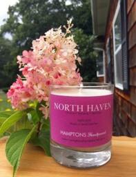 North Haven 8 Oz. Tumbler Orchid Verbena Bamboo Hamptons Handpoured Signature Village Series 100% Soy Candle Hand Poured - thumbnail 1