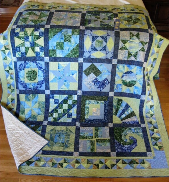 Blue Album Quilt - image 1