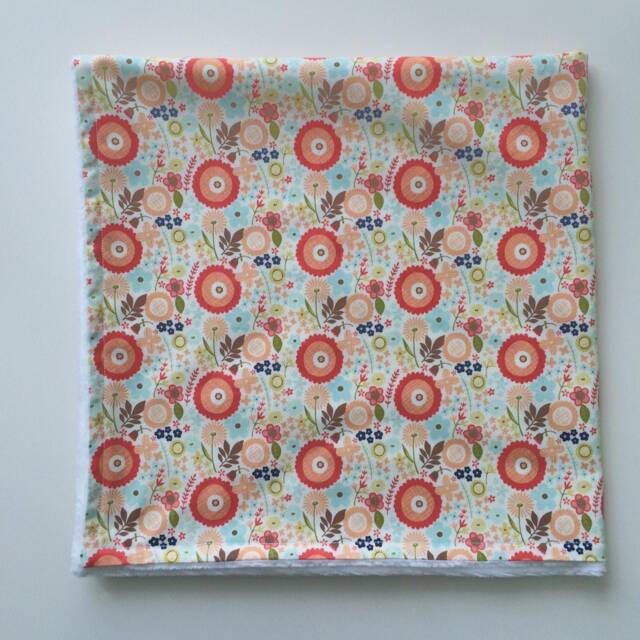 Baby Blanket, New Baby Blanket Girl, Girl Gift, Floral Flowers Gift - image 1