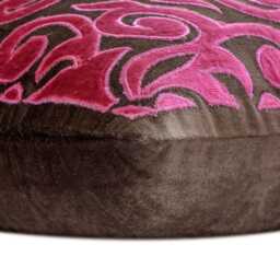 "Decorative Pink Euro Size Pillow Cover 24""x24""/26""x26" - thumbnail 2
