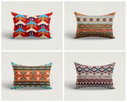 Ethnic Kilim Cushion Cover/Farmhouse Lumbar Pillow Cover/Authentic Turkish Rectangle Cover/Home Decoration Housewarming Gift