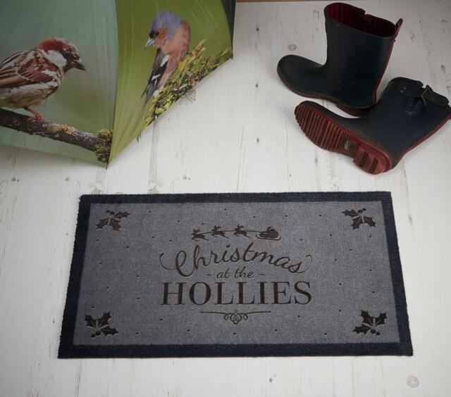 Christmas At The Family Doormat - Personalised Doormats - image 1