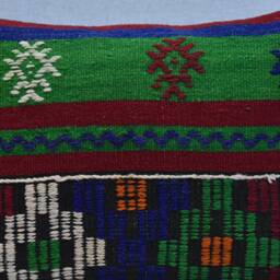 Handwoven Turkish Kilim Pillow Cover Wool Decorative Cushion - 14.2 X 18.1 In - thumbnail 3
