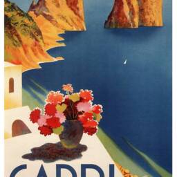 Reprint Of A Vintage Travel Poster To The Island Capri, Italy - thumbnail 3