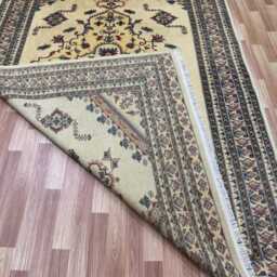 6x9 Beige Color Bokhara Rug - 1.80x2.80 Bedroom Luxury Area Turkish Fine Quality Afghan - thumbnail 4