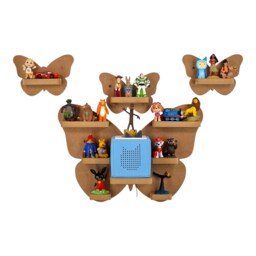 Butterfly Set Tonie Shelves, Suitable For Toniebox 1 & 2, Storage, Wall Mounted Unpainted Mdf Kids Room D??cor, Display Shelf - thumbnail 1