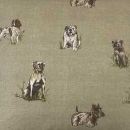Handmade Terrier Dog Print Country Home Decor Throw Pillow Sham Cushion Cover - thumbnail 2