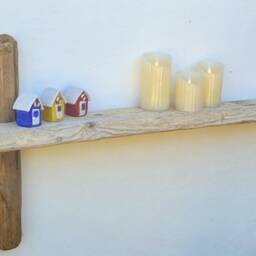Chunky, Character Dorset Driftwood Wall Hanging Shelves Shelf 146 cm 57 - thumbnail 2