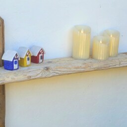 Chunky, Character Dorset Driftwood Wall Hanging Shelves Shelf 146 cm 57 - thumbnail 3