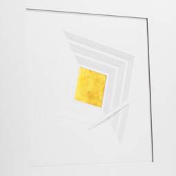 Modernist Wall Art, Original Artwork, Wall Sculpture, Minimal Paper Sculpture, Layers Of - thumbnail 1