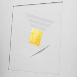 Modernist Wall Art, Original Artwork, Wall Sculpture, Minimal Paper Sculpture, Layers Of - thumbnail 2