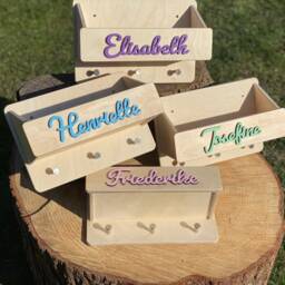 Children's Wardrobe L With Wooden Storage Box - thumbnail 3